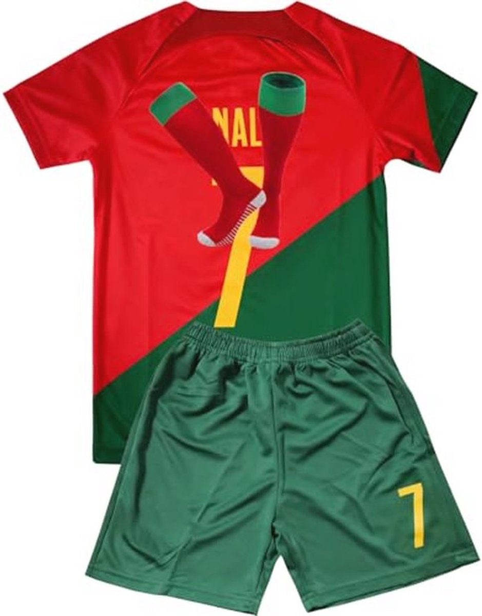 Voetbalshirts en Shorts voor Kinderen, Set voor Jongens en Meisjes 4-14 jaar