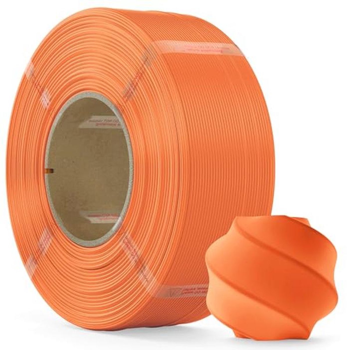 PLA Filament 1.75mm - Hoogwaardige 3D-printerprinter Filament, Nauwkeurigheid +/- 0.02mm, 1kg Navulspoel, Compatibel met Diverse 3D-printers, Oranje