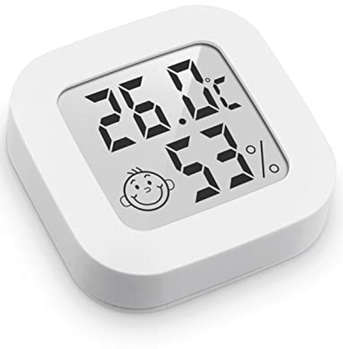 Digitale mini-thermometer en hygrometer voor binnen met hoge precisie