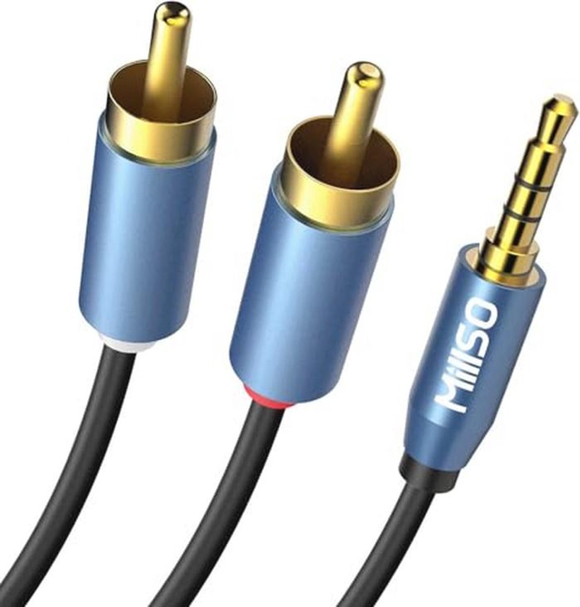 RCA naar Jack-kabel Stereo Audio 3,5 mm naar 2 Chinch RCA Y-kabel - 5M
