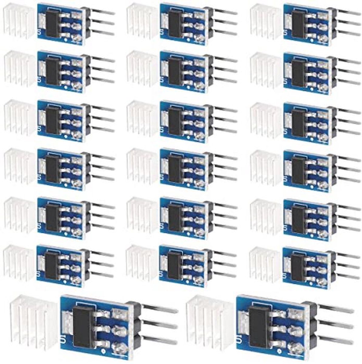 20 stuks DC-DC Spanningsregelaar 3,3 V - Verlaag 4,75 V tot 12 V naar 3,3 V