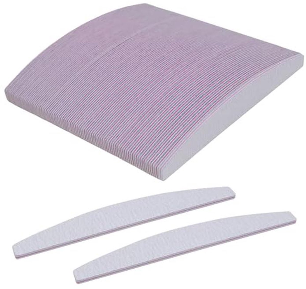 Nagelvijl Set van 50 - Dubbelzijdige Manicure Tools voor Natuurlijke Nagels