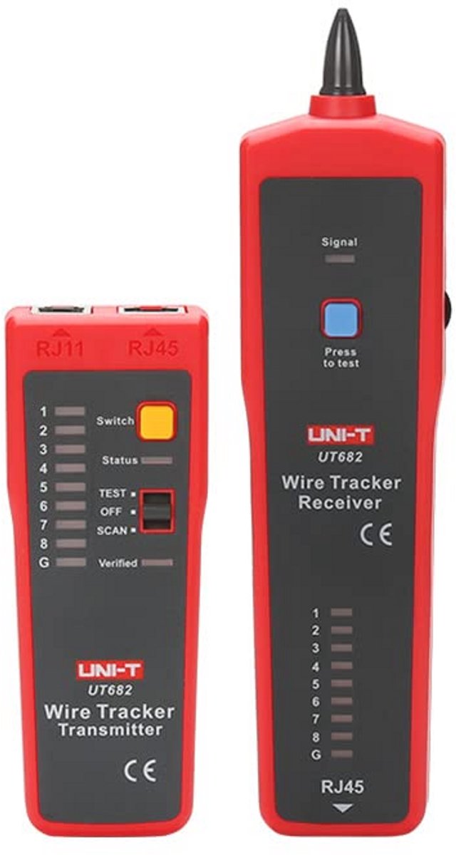 Kabel- en netwerktester voor Ethernet en telefoonkabels - UT682
