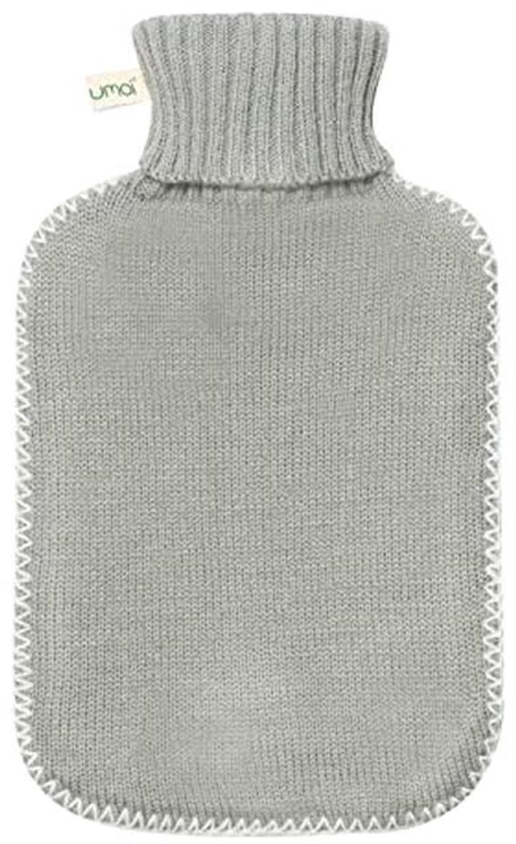 Premium Warmwaterkruik 1,8 Liter met Fijn Gebreide Hoes en Stiksels - Veilig en Milieuvriendelijk