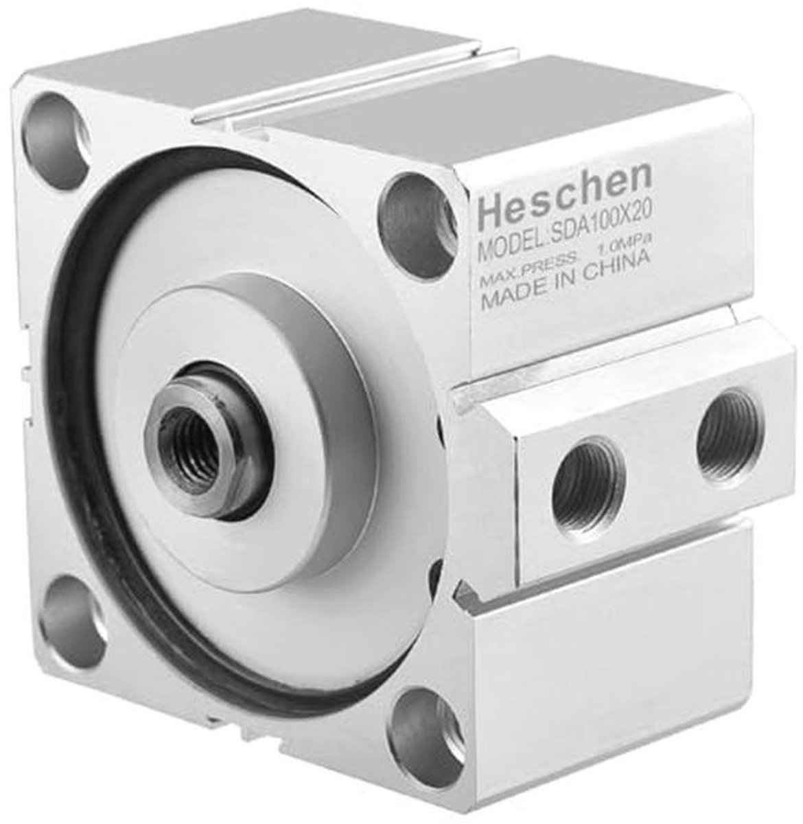 Compacte Pneumatische Aluminium Luchtcilinder 100mm Boring 20mm Slag 3/8 PT Poort