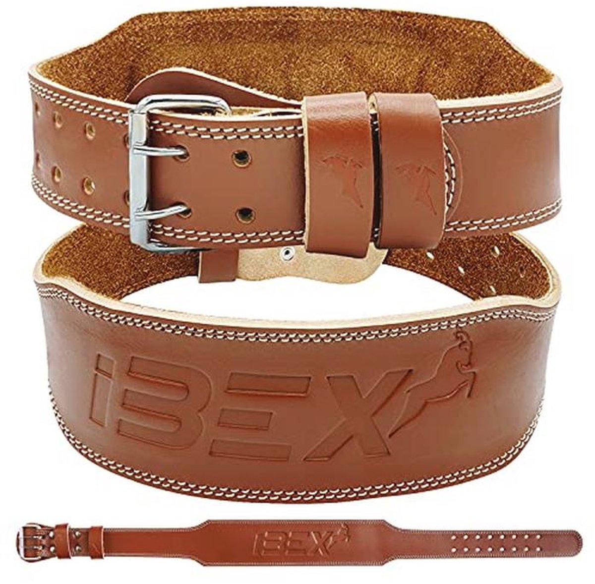 Gewichtheffen Riem 4" - Gewatteerde Lumbale Rugsteun voor Bodybuilding en Powerlifting