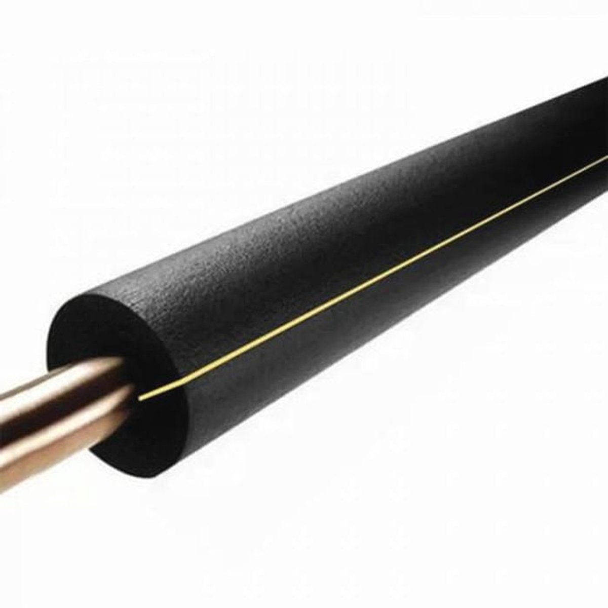 Zelfklevende Buisisolatie 2 m - 9 mm dik - Ø 22 mm - Ideale Opposie voor Verwarming en Sanitair