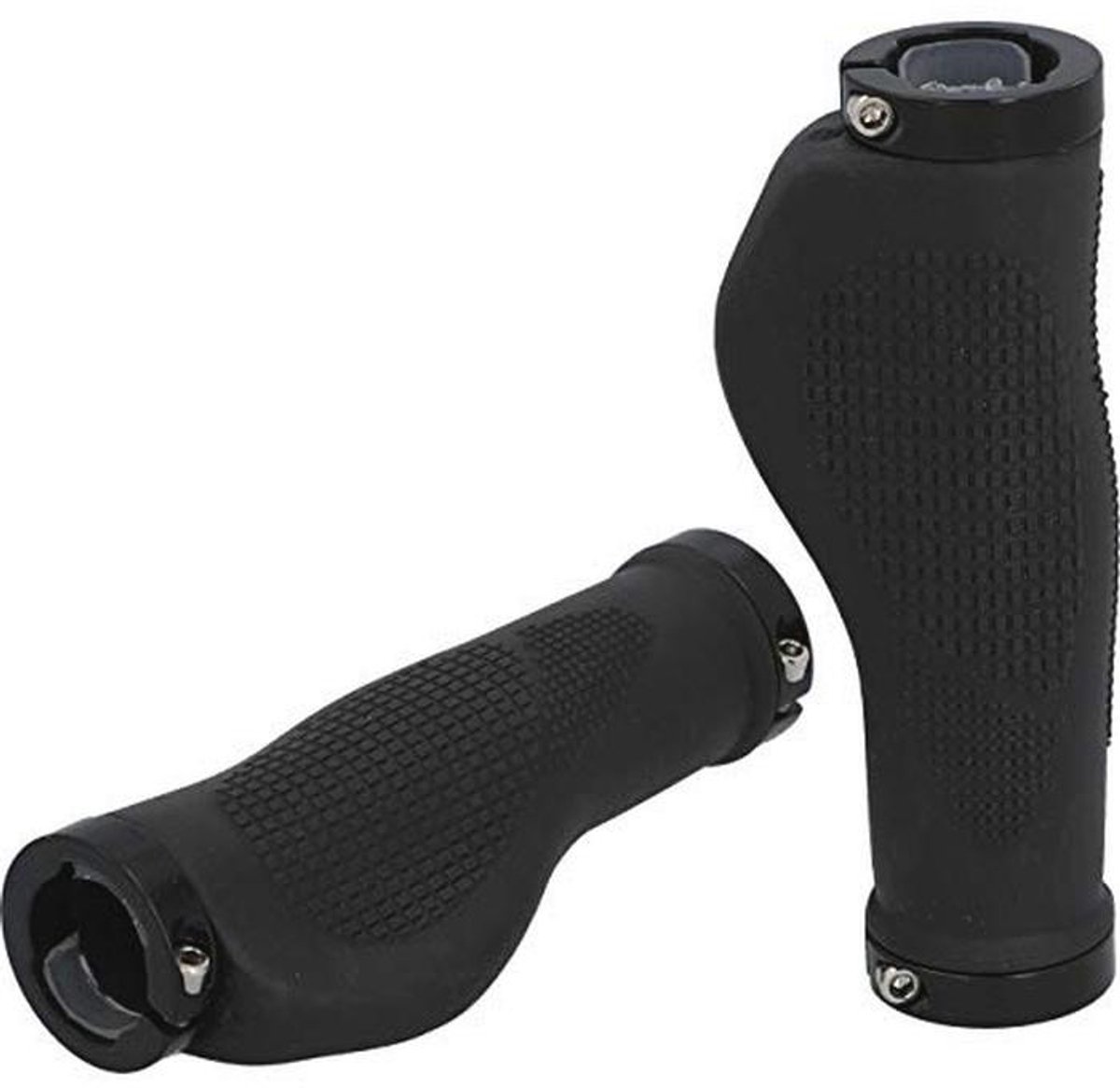 Ergonomische Fietsstuurgrepen in Zwart voor Comfortabel Fietsen