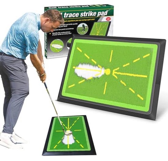 Nauwkeurige golfswing oefenmat met antislip basis voor beginners en gevorderden, ideaal voor het verbeteren van je techniek en feedback op het vliegpad — afbeelding 4