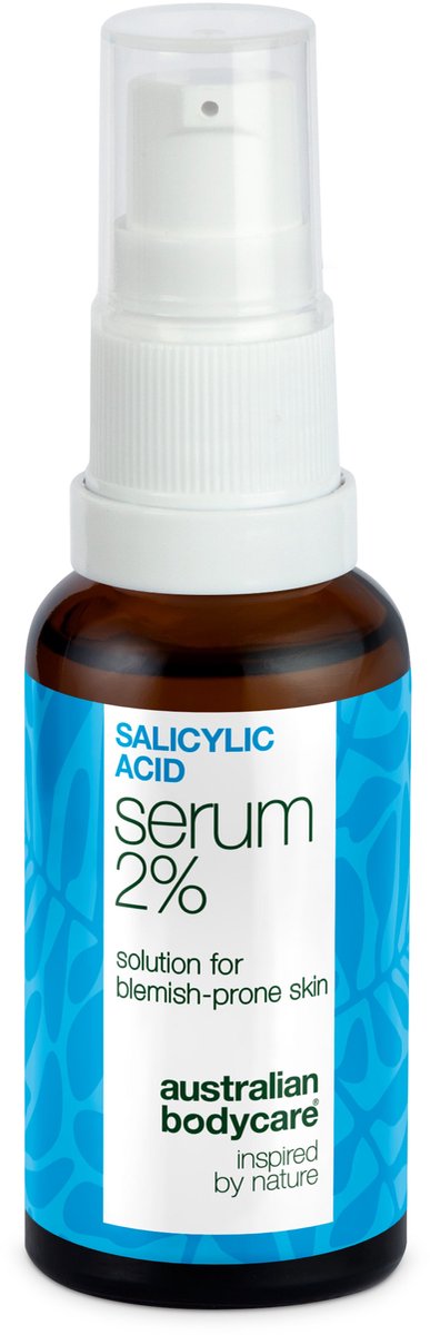 Salicylzuur 2% serum voor vette huid, verstopte poriën en puistjes – met Zinc PCA, groene thee, hyaluronzuur en glycerine - 30 ml