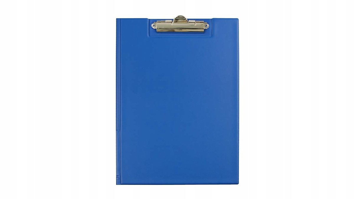TRES Clipboard Map A4 Blauw met Klem