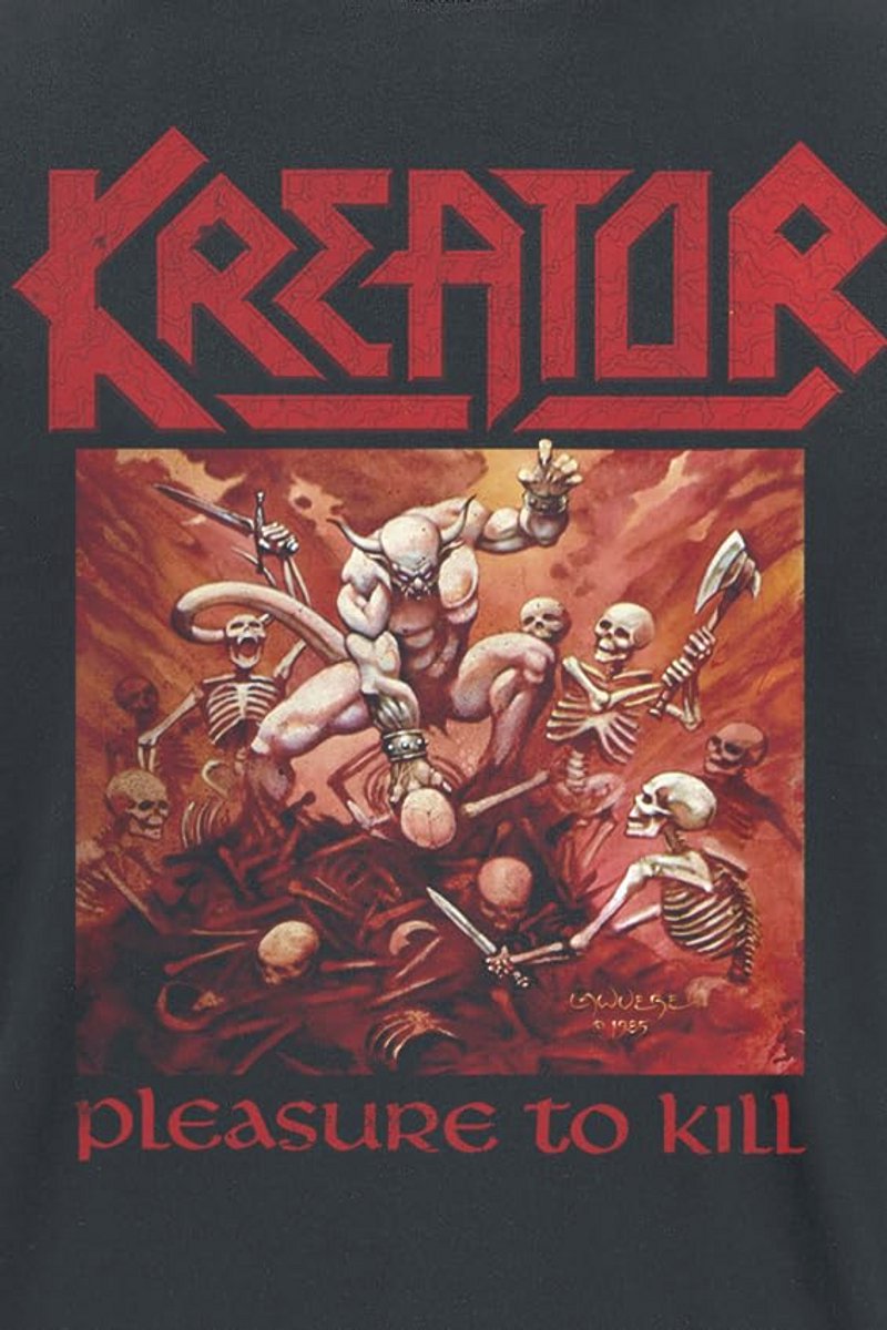 Pleasure To Kill T-shirt zwart - Band Merchandise