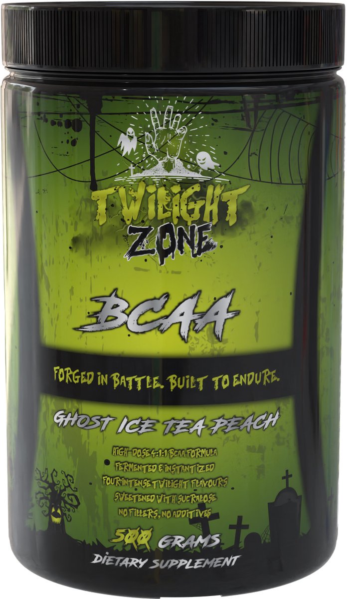 TwilightZone Nutrition BCAA 4:1:1 – Ghost Ice Tea Peach – 500g (33 Servings)