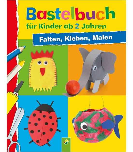 Bastelbuch für Kinder ab 2 Jahren - cover