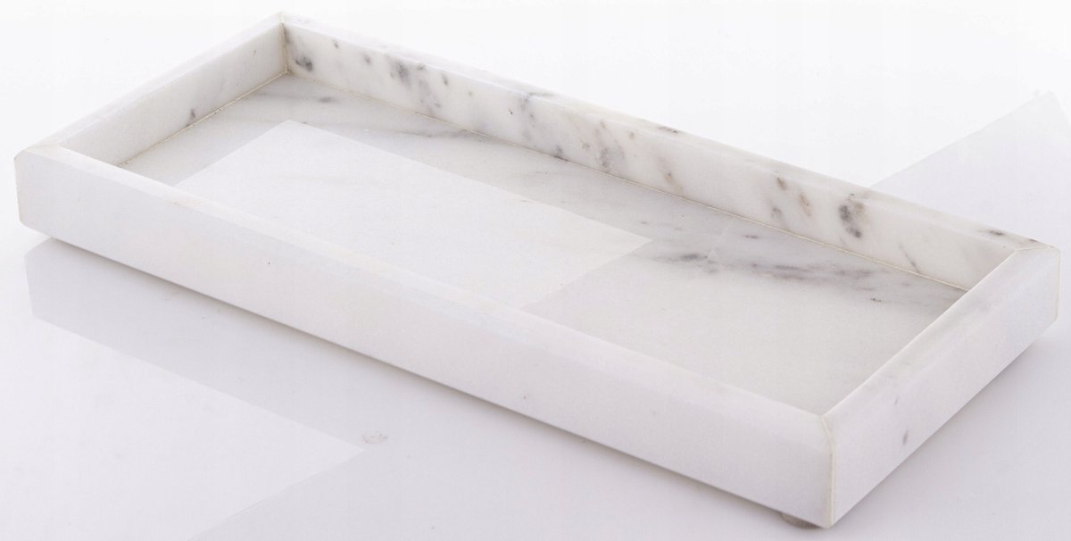 Marmeren Decoratieve Schaal 3x30x13 cm - Stijlvolle Interieurdecoratie