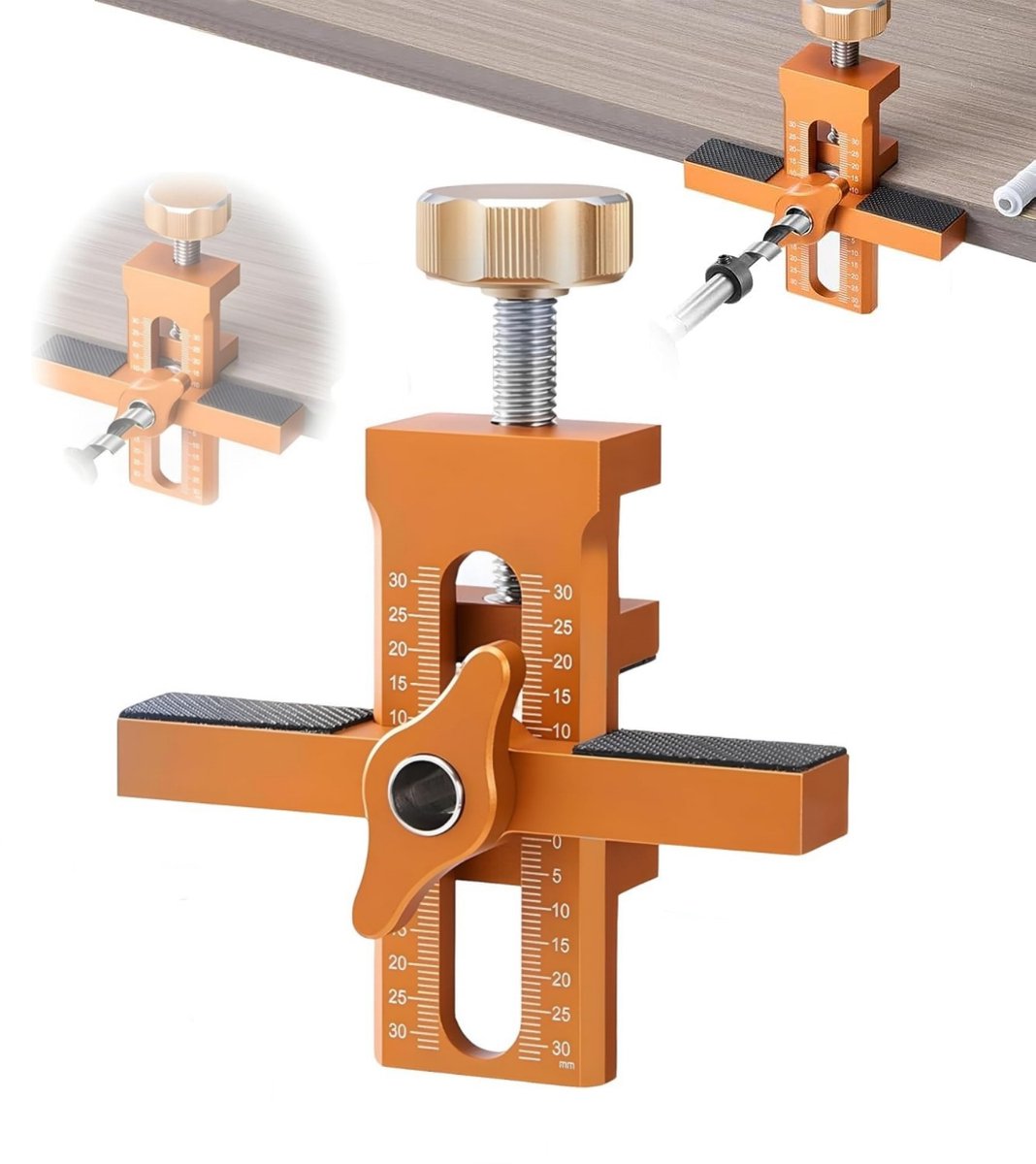 Kastdeuren -Kastdeurpositioneerder - installatiepositioneringsset - kastdeur, montagehulp, kastdeurpositioneringstool, instelbare deurmontagepositionering, boorhulp voor exacte gaten