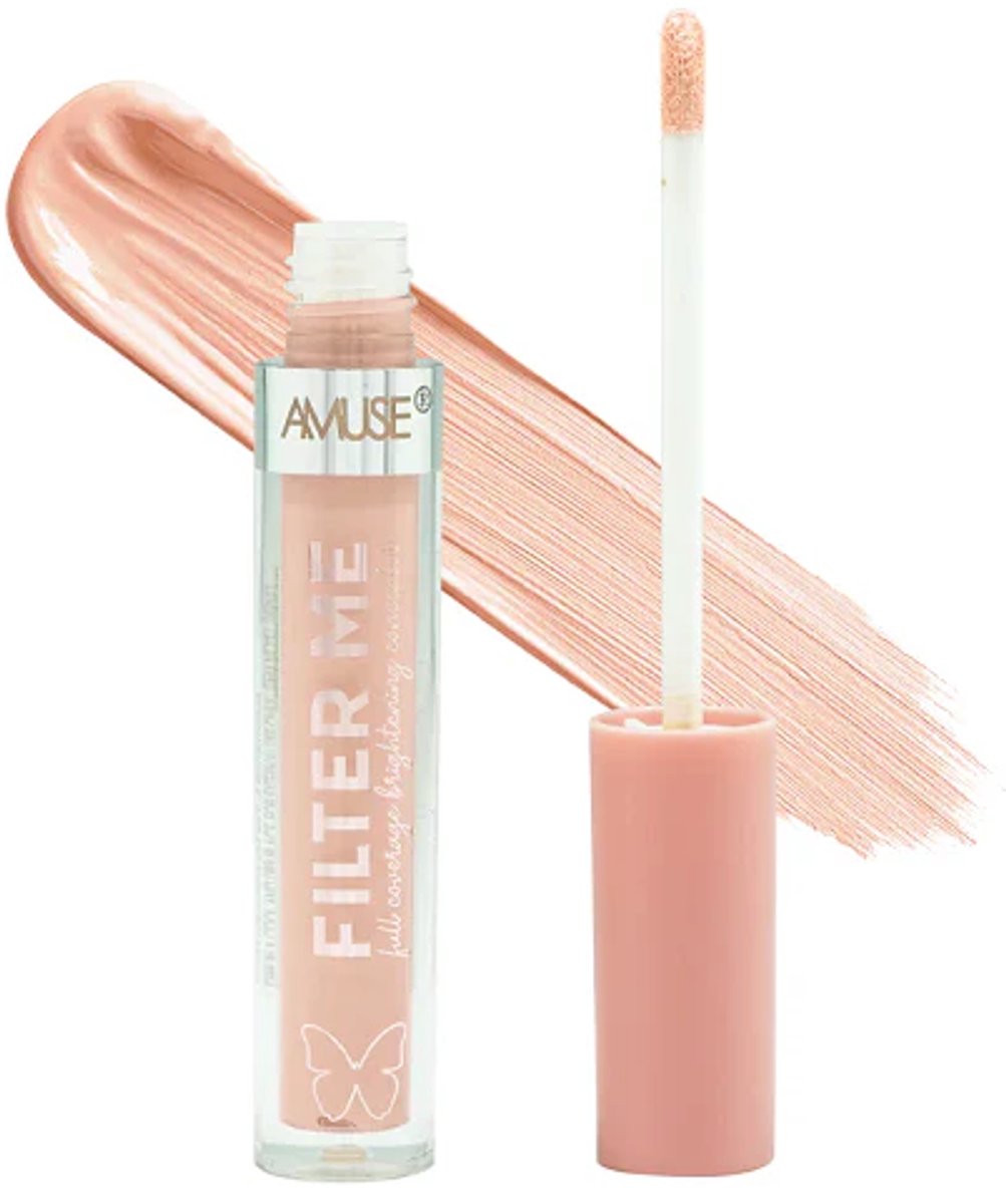 Amuse - Filter Me - 02 Light - Full Coverage Brightening Concealer - 4 ml