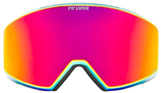 Pit Viper The Exec Bn5000 Skibril Zwart Red Revo/CAT3+Yellow Snow/CAT1 Man,Vrouw van Pit Viper — afbeelding 2
