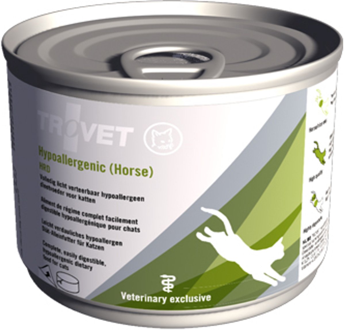 TROVET Hypoallergenic HRD (Horse) Kat - 12 x 200 gr blikken