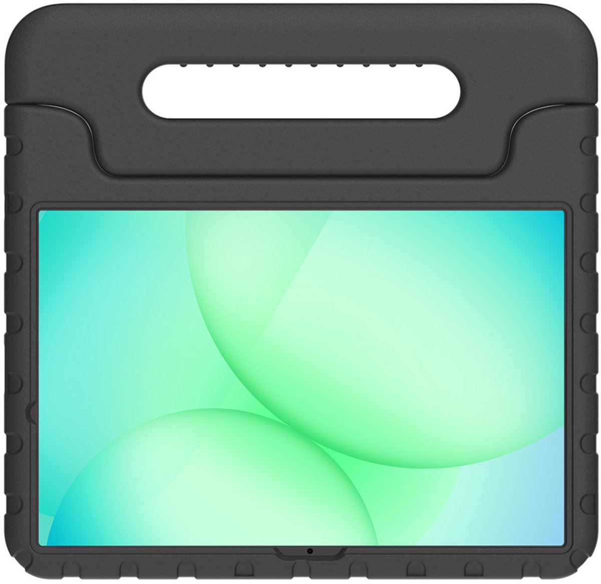 Just in Case tablet Hoes Kinderen geschikt voor Samsung Galaxy Tab A11 Plus / A9 Plus - Kinderhoes Tablet Classic - Zwart
