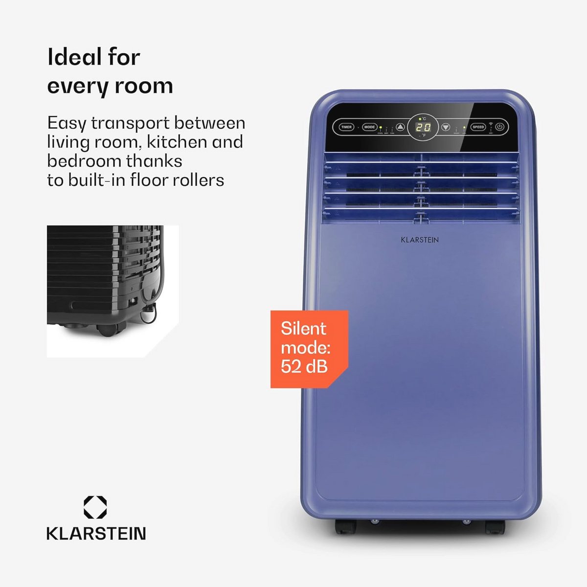 Mobiele 3-in-1 Airconditioner met WiFi Controle voor 34 m² - afbeelding 3