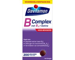 Davitamon vitamine B-Complex met B12 + biotine - 200 Tabletten