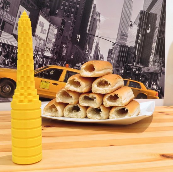 Hotdogger - Hotdog Bun Driller Perfect voor grillen en BBQ, ideale maat voor brats en andere worsten - 2 stuks — afbeelding 3