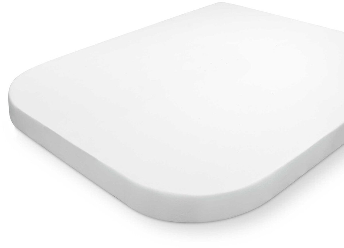 Walra Hoeslaken Jersey Stretch Queens bed - 130/160x185/210 - 100% Katoen (BCI) - Wit