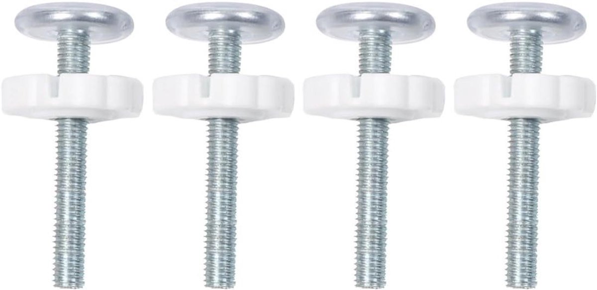 Provento - Veiligheidspoort Spindelbouten Set voor Traphekje - Wit - 4 stuks - Reserveonderdelen