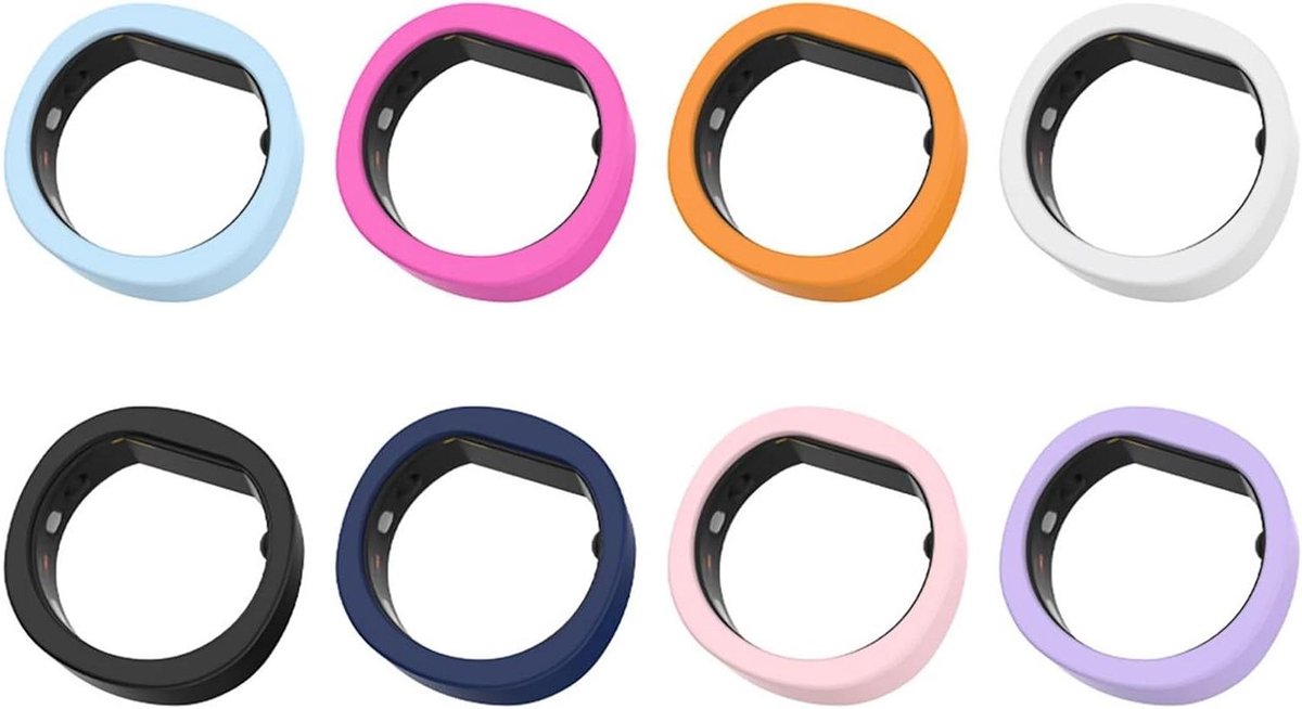 Provento - Ultra dunne zachte silicone hoesje voor RingConn Gen2/RingConn Gen2 Air - Slim-Fit design - Anti-val bescherming - 8 kleuren - Maat L 12/13/14