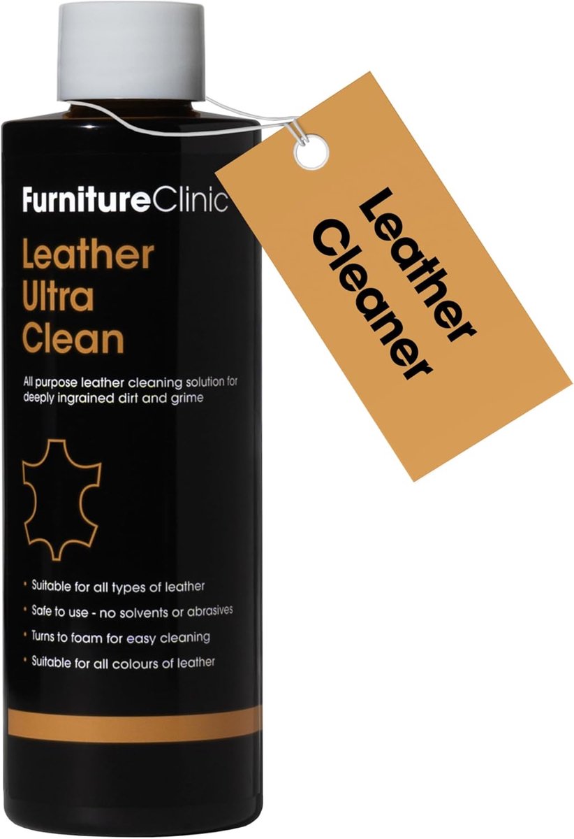 Leer Reiniger 250ml - Effectieve Reiniging van Leer en Lederwaar - Leather Ultra Clean 250 ml