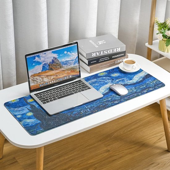 Grote Gaming Muismat met Antislip Rubberen Basis, XL Formaat 79,8 cm x 30 cm, Waterdicht en Geschikt voor E-Sport — afbeelding 3