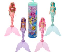 Barbie Color Reveal Zeemeerminserie - Pop en Accessoires met 6 Verrassingen