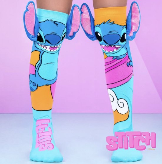 Chaussettes 3D Disney Stitch – édition surf – taille unique - MadMia