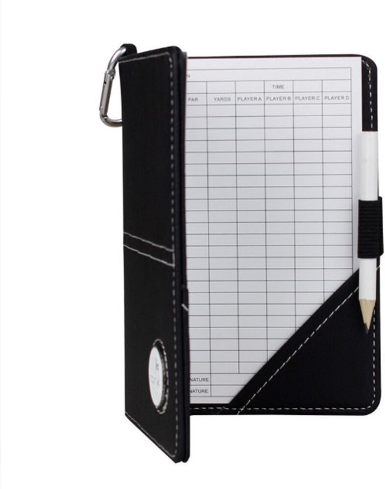 Golf Scorekaarthouder met Magnetische Marker - Scoreboek Houder & Potloodhouder - Stevige KWALITEIT - Golf Scoreboekje - Score kaart - Mapje - Golf accessoires - Cadeau van Merkloos — afbeelding 2