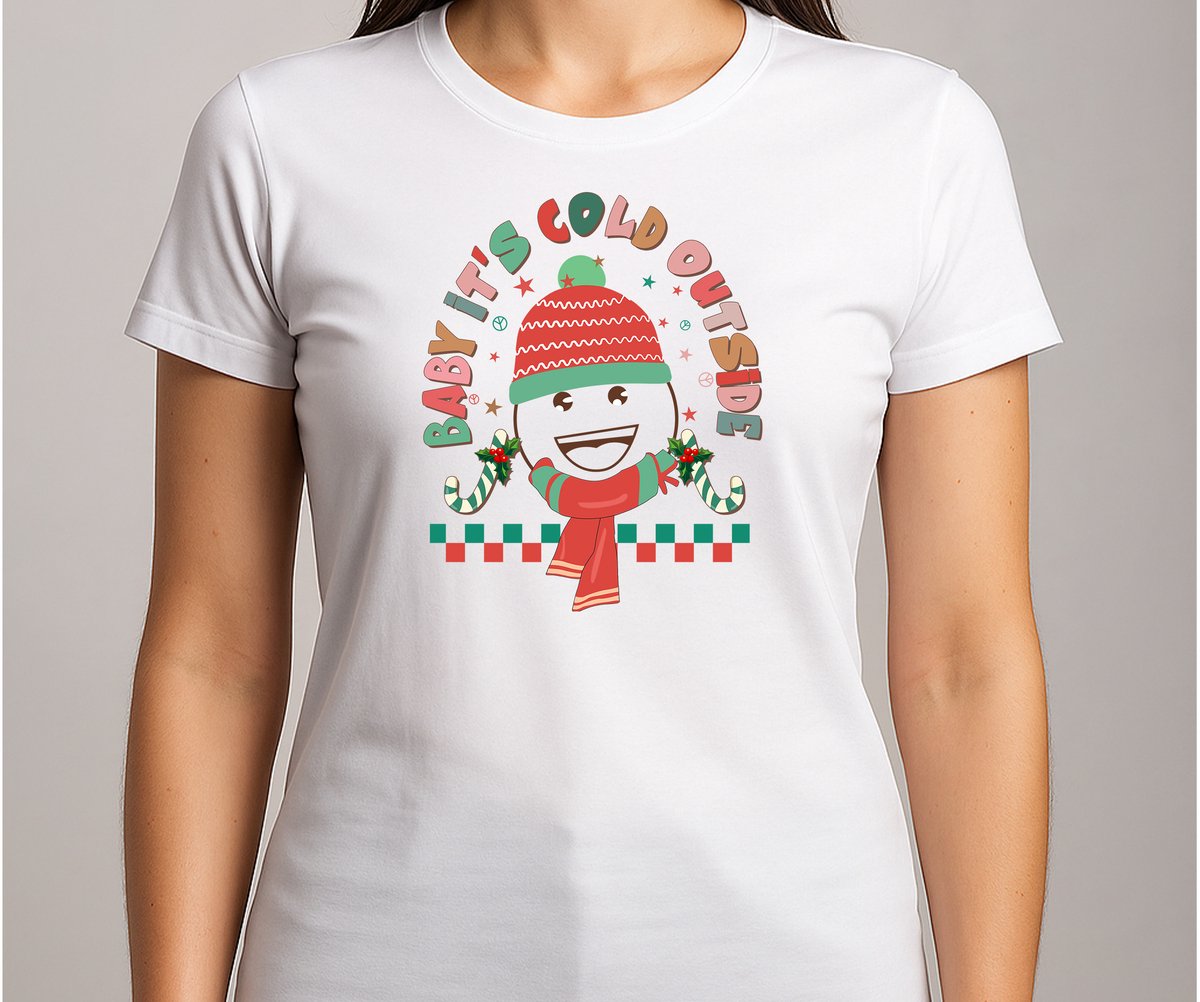 Baby It's Cold Outside Twinkle Toes - T Shirt - MerryChristmas - ChristmasVibes - Funny - Sarcasm - VrolijkKerstfeest - Kerstmis - Grappig - Sarcasme
