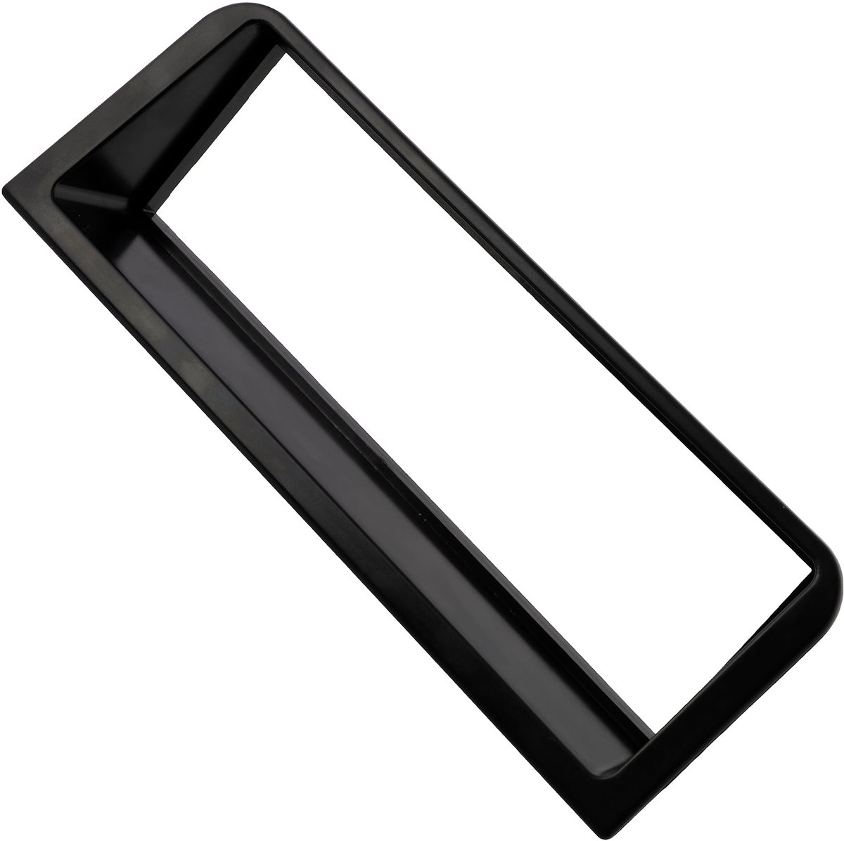C21432 Frame/gevel/1 DINadapter voor autoradio kunststof lijst/ geschikt kleur zwart compatibel met Peugeot 106 1992+