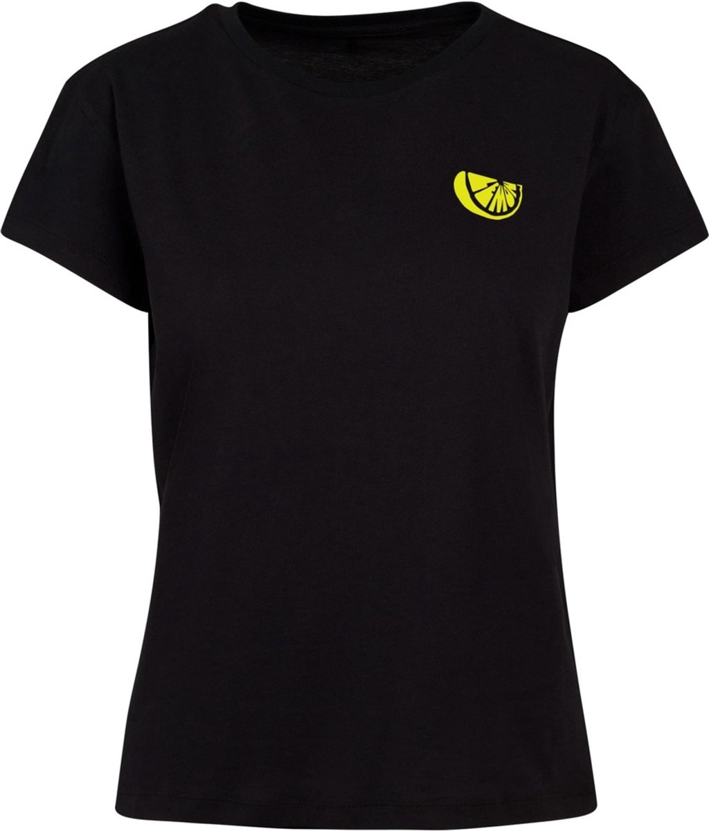 Merchcode Dames Ladies Wording Lemon Box T-shirt MP5012509