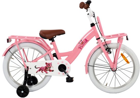 2Cycle Roze Panter - 18 inch (5 tot 7 jaar) - Kinderfiets - Roze | bol