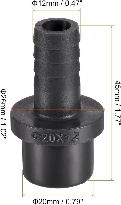 Magnum Adaptor / Euroconus aansluitkoppeling 16x2mm x 3/4 - 2 stuks