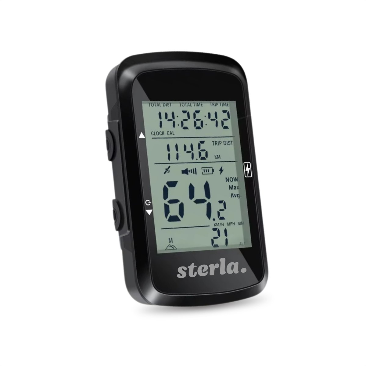 Draadloze GPS Fietscomputer – Waterdichte Kilometerteller met LCD Display – Snelheidsmeter & Afstandsmeting – Voor Racefiets & Stadsfiets