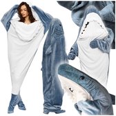 Conseé - Verkleedkleding - Haai slaapzak - Groot - Polyester