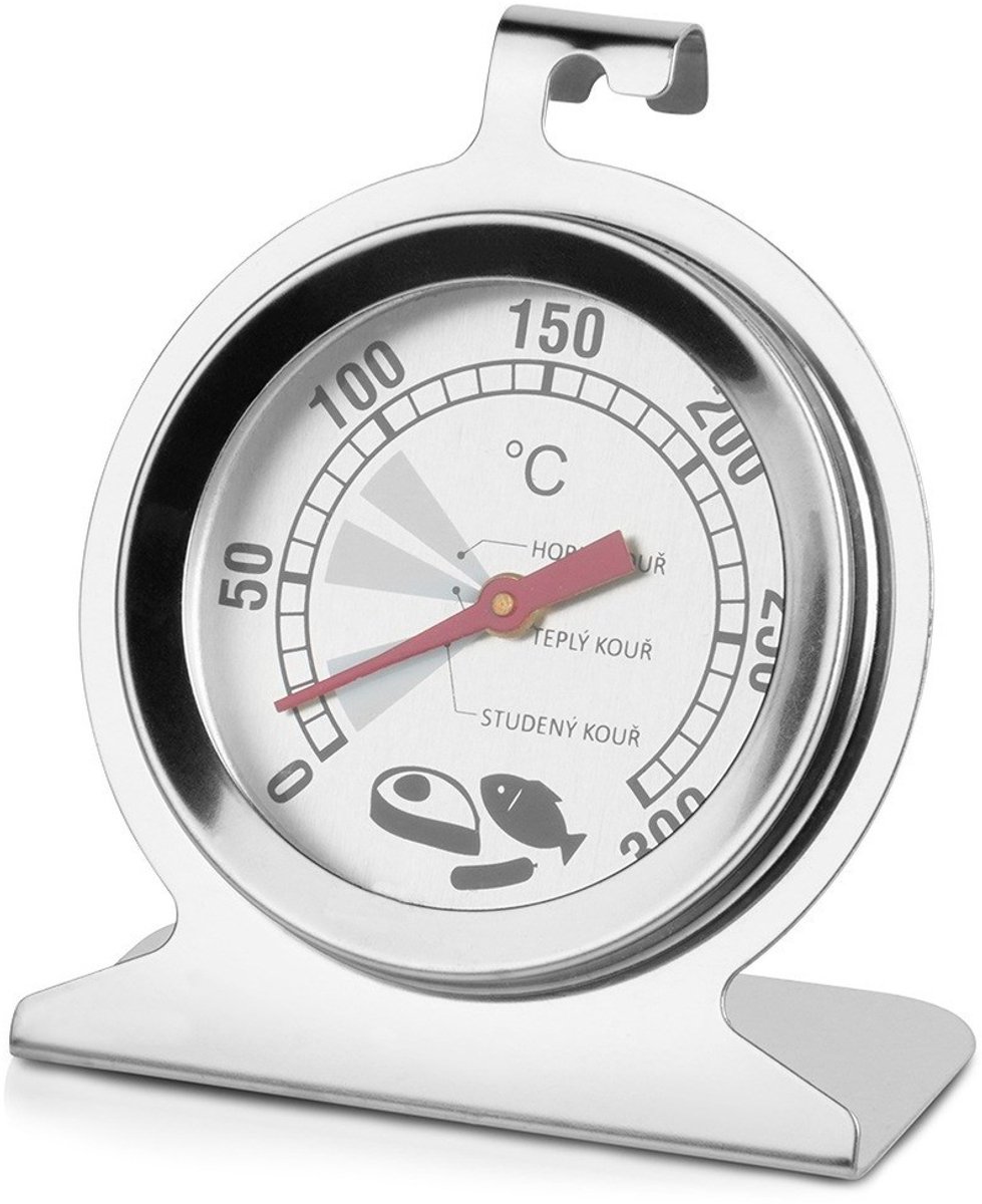 Orion - Keuken - Stalen Oventhermometer - 4x6x7 cm