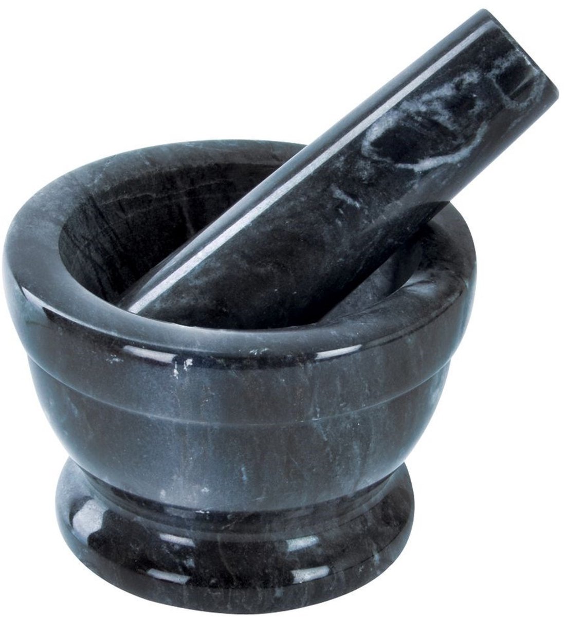 Orion - Granieten Vijzel - 10cm - Ergonomische Handgreep - Vaatwasmachinebestendig