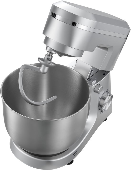 Elektrische Standmixer, 4,2 L en 5,7 L Keukenmixer, 1500W Keukenmixer met 10 Snelheden, Kantelbaar Kopontwerp, Roestvrijstalen Kommen, Deeghaak, Garde en Klopper voor Bakken, Mixen en Kneden van Merkloos — afbeelding 2