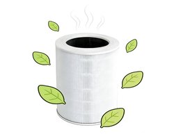 H13 True HEPA vervangingsfilter - geschikt voor LEVOIT Core 600S-RF/600S luchtreiniger - met hoogwaardig actief koolstoffilter
