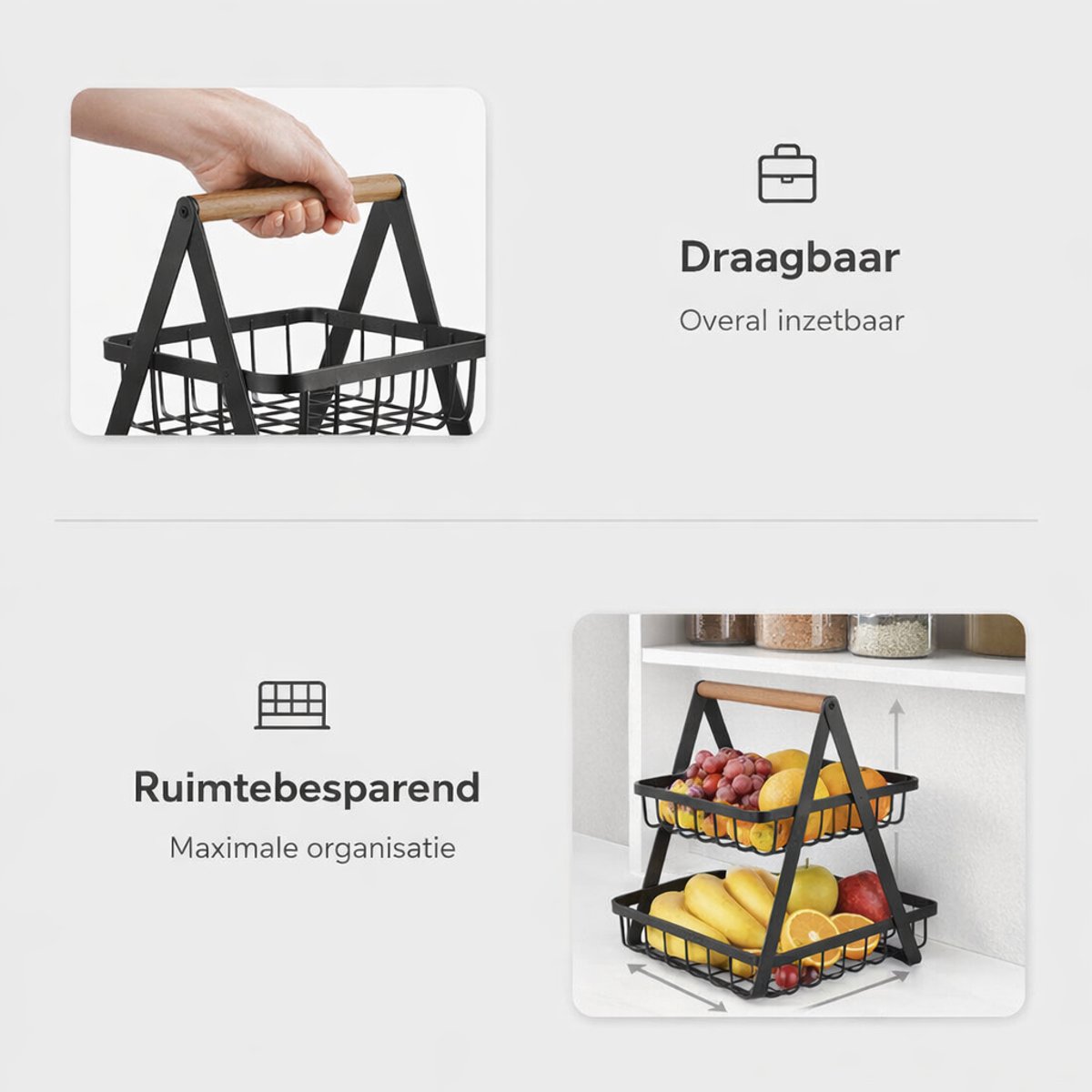 Fruitmand van Spieringstore® — cadeau in Koken & Dineren - foto 4