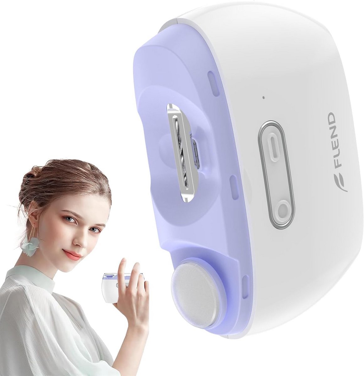 Elektrische Nagelknipper Automatisch Veilig voor Kinderen en Ouderen met LED Licht