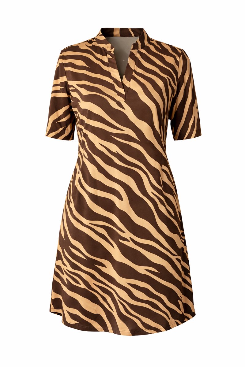 Stella Fiora Tuniek Dames - Br Zebraprint - Maat S