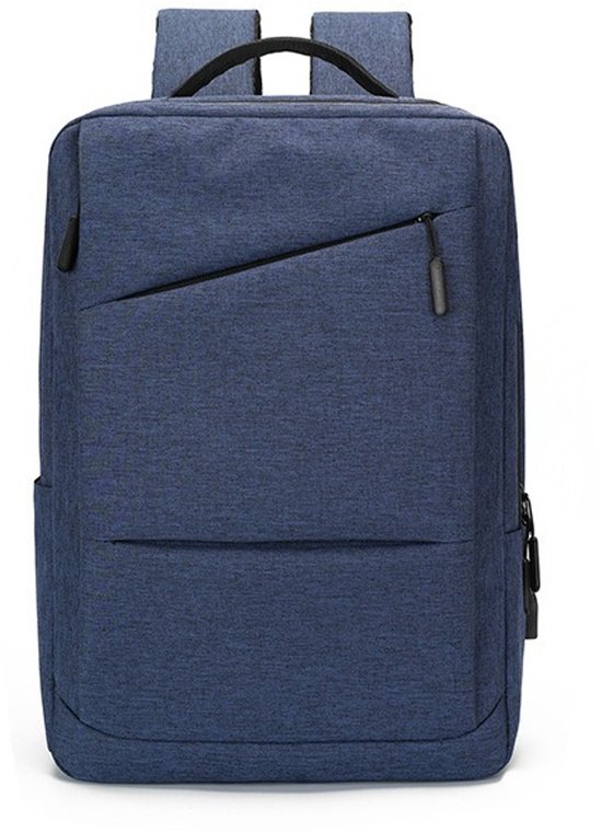 Rugzak - schoolrugzak - rugtas - backpack - laptop rugzak - Oxford rugzak - meerdere vakken - dagelijks gebruik - blauw